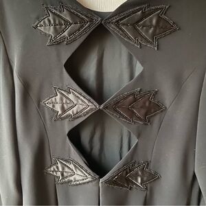 What a statement piece for New Year’s. The front is great, but oh, the back! Wow